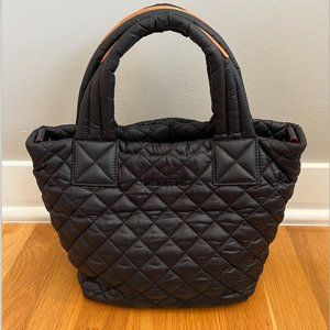 MZ Wallace Small Metro Tote Deluxe (black)